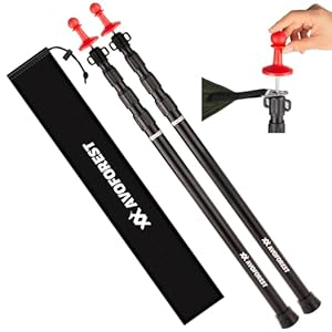 タープポール AVOFOREST 伸縮式 アルミ テントポール 直径31mm (高さ88～265cm) 2本セット