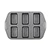 Circulon Nonstick Bakeware 6-Cup Mini Loaf Pan, Gray - ,6 cup