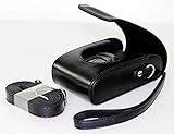 PU Leather Camera Case Protecting Pouch with Shoulder Strap for Samsung WB35F, WB50F, WB150F, WB250F, WB350F, WB750, WB800F, WB850F Digital Camera (Black)