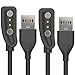 TUSITA [2-Pack] Charger for Pebble Classic 1st - USB Charging Cable 100cm - Smartwatch Accessories