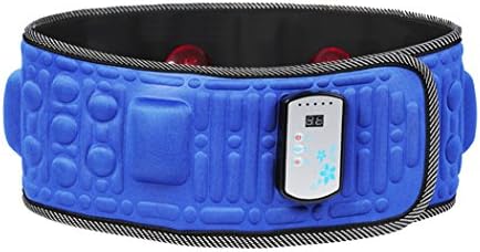 WINSOUL Women Home use hot vibro Thermal Shape Adjustable Vibrating and Heating snap Deal Body Care Slimming Weight Loss Thigh Slimmer Massage Belt (Blue)