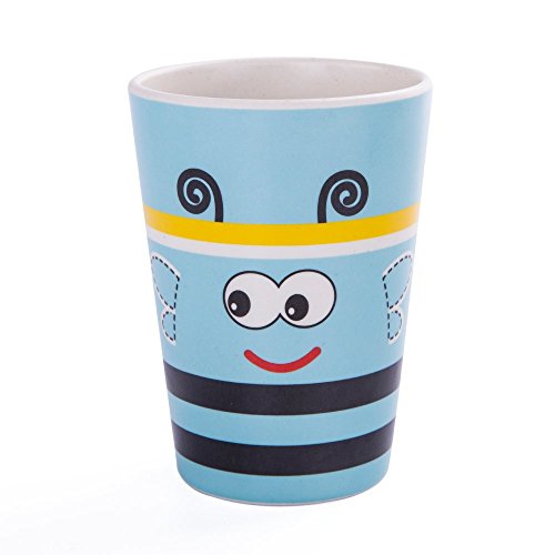 image for KLASKWARE Bamboo Fiber Kids Dinnerware Set Eco-friendly Baby Toddler K