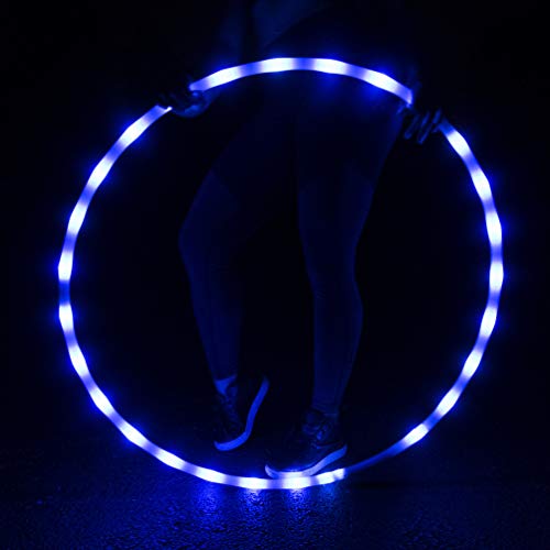 GlowCity LightUp LED Hoola Hoop 36 inch GlowinTheDark Fitness and