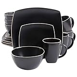 Gibson Soho Lounge Dinnerware Set, Service for 4