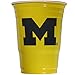 NCAA Siskiyou Sports Fan Shop Michigan Wolverines Plastic Game Day Cups 18 count Team Color