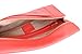 Isaac Mizrahi Womens Fashion Designer Handbags Janna Leather Clutch Evening Crossbody Bag Flamingo Pink