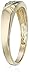 Amazon Collection 10k Yellow Gold Diamond-Accent Wedding Band