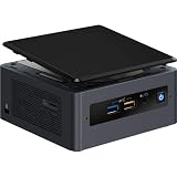 Intel NUC NUC8i7BEH Mini PC/HTPC, Intel Quad-Core i7-8559U 2.7GHz, 8GB DDR4, 240GB SSD, Windows 10 Pro, WiFi, Bluetooth, 4k Support, Dual Monitor Capable (i7 NUC Tall 8GB RAM + 240GB SSD)