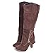 Knee High Boots for Women Sexy Over-The-Knee Boots Suede Zipper Heel Boot Trendy Chunky Block Heel Boots
