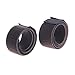 Hisight 2pcs Fashion Hair Styling Disk Hair , Donut Former Foam DIY Tool (brown)