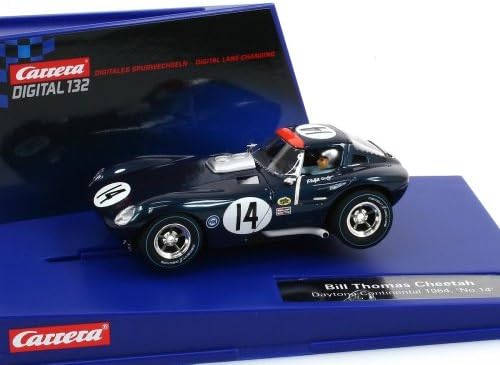 Carrera Digital 132 - 20030623 - Voiture Miniature et Circuit - Bill Thomas Cheetah - Daytona 24h 1964 - No. 14