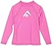 Kanu Surf Girls' Keri UPF 50+ Rashguard, Pink, Small (8)