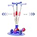 Greentest Scooter Foldable Adjustable Height Easy Turning 3 Wheel Scooter Kids Boys Girls Flashing PU Wheels