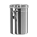 Airtight Canisters for the Kitchen Stainless Steel - Beautiful for Kitchen Counter, Small 32oz, Food Storage Container, Tea Coffee Sugar Canisters by SilverOnyx - Small 32oz - 1 Piece