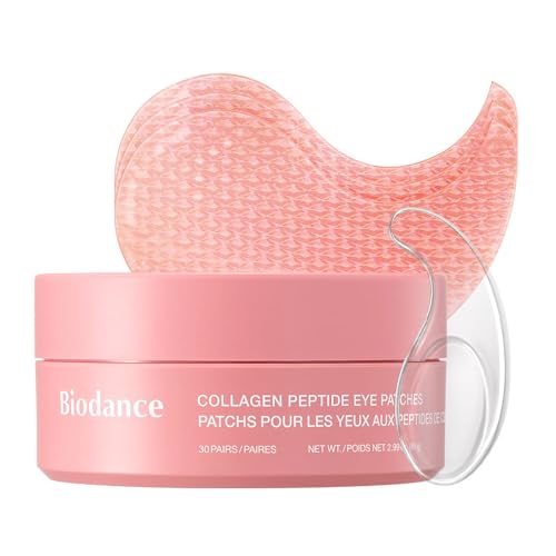 BIODANCE Collagen Peptide Under Eye Patches 60 Counts. Advanced Hydrogel Eye Patches for Dark Circles & Puffy Eyes. Under Eye Mask for Fine Lines. Eye Bags & Wrinkles. Korean Skincare.