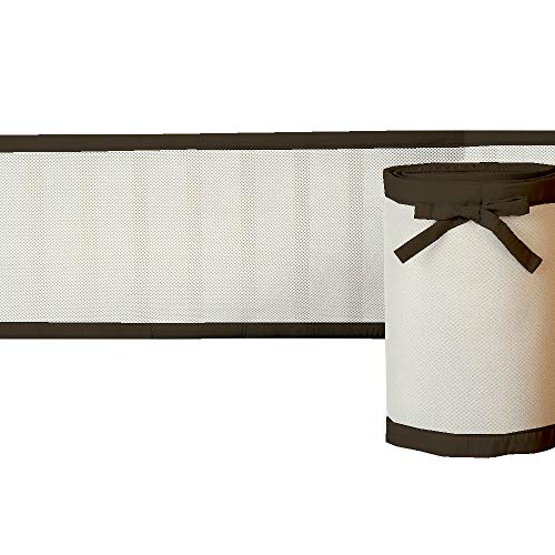 image for Ras Décor Linen Standard Crib Liner -Honeycomb Technology Safer for B