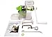 Typhoon Manual Wheatgrass Juicer - Hand Crank Wheat Grass, Fruit & Vegetable Juice Extractor