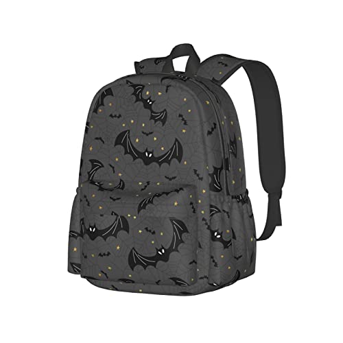 Oplp Black Bats Spider Web Backpack
