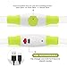 LED Dog Collar, USB Rechargeable Flashing Light Up Collar for Safety at Night, Adjustable Water Resistant Bright Lighted Collar for Small Medium Large Dogs