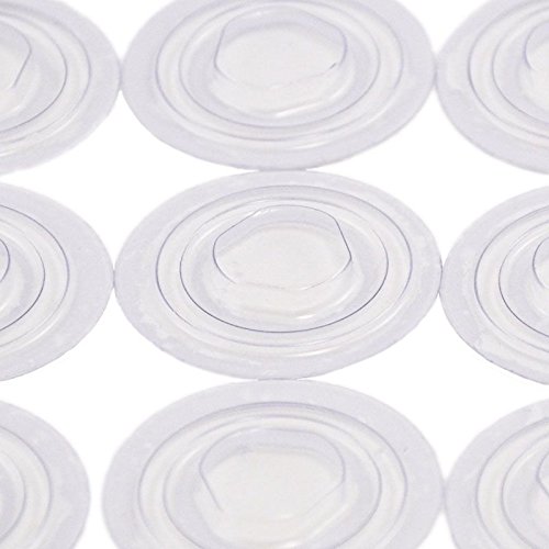 Suspension Self-Adhesive CD Clips White, Clear, 50, 100, 1000 Pieces