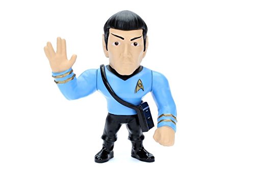 Jada Toys Metals Star Trek 4 Classic Figure - Spock (M412) Toy Figure, 4