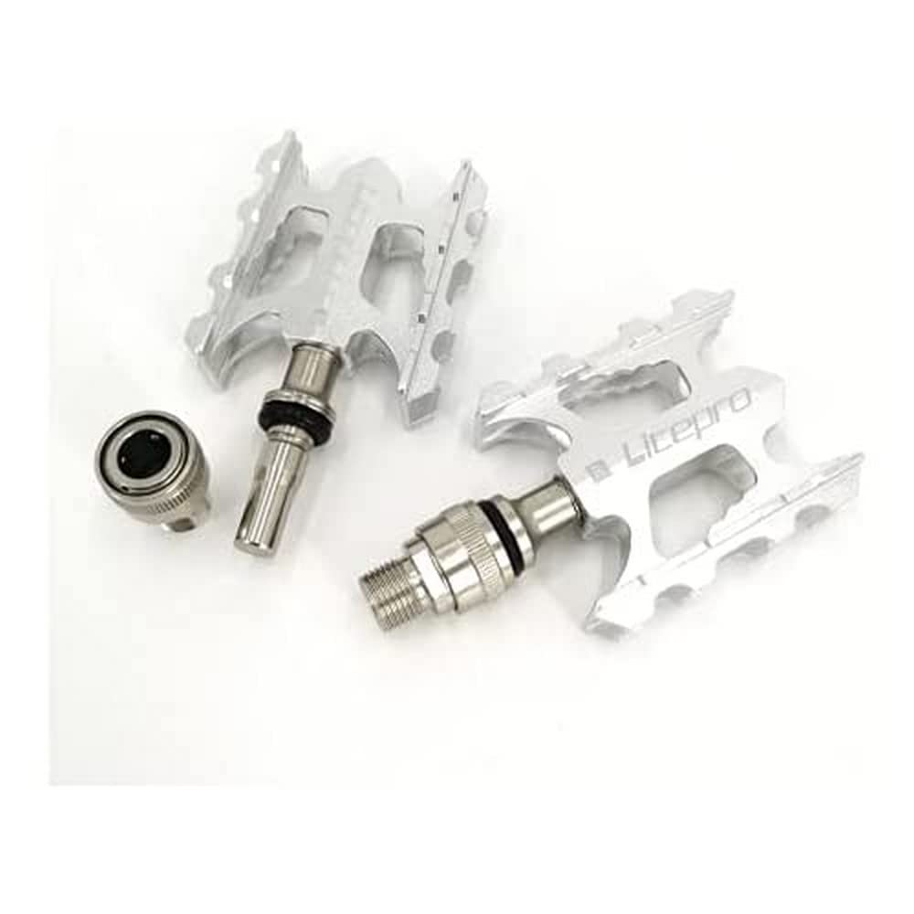 Quick Release Pedals For BROMPTON 316g Pair SILVER