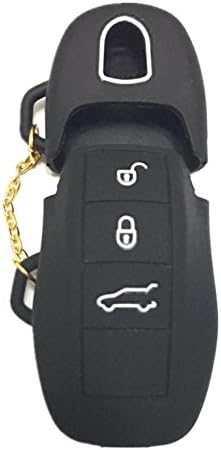 KWH Silicone Key Fob Cover Case Protector Smart Remote Control Shell Keyless Entry Case Holder Cover For Porsche Boxster Cayman Cayenne 911 Panamera Macan KR55WK50138 KR55WK50136 7812D-5WK50138