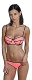 Velvet Intimates Sexy and Bright Adjustable Pushup Triangle Bikini for Women, Teens and Girls :: Premium Quality :: Neoprene Wetsuite Style Top, Bottom and Set Swimwear :: $1 From Every Purchase Is Donated to Breast Cancer Research (S, Orange)