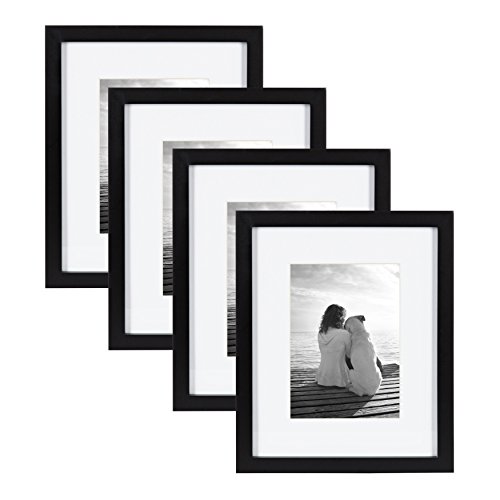 Designovation gallery wood picture frame (set of 4), 8&…