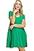 Annabelle Women's Comfy Short Sleeve Scoop Neck Empire Waist Mini Dresses with Pockets