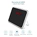 Beenwoon Hidden Camera Alarm Clock Full 1080P HD Video Spy Camera Motion Detection Loop Video Recorder Webcam Mini Surveillance Camera, White