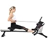ISE-SY-1750-SY-1750-Magnetic-Rowing-Machine-with-8-Levels-of-the-Computer-Slide-Black-and-Red-145-x-46-x-20-cm ISE SY-1750 Rowing Machine with Magnetic Braking System, 8 Resistance Levels, Aluminium Slide, LCD Screen, Silent