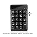 Numeric Keypad Wireless Eletek 19 Keys Waterproof Numpad with 2.4G Wireless Mini USB Number Pad Receiver for Laptop Notebook Desktop Windows PC