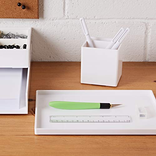 Wedo Comfortline Bastelmesser Skalpell mit Softgriff inkl 5 Ersatzklingen und Schutzkappe apfelgrün/schwarz – Bild 6
