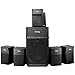Frisby Home Theater 5.1 Surround Sound System with Subwoofer, Bluetooth Wireless Streaming from Devices & Media Reader, FM Radio, Digital Optical Output – Blackthumb 1