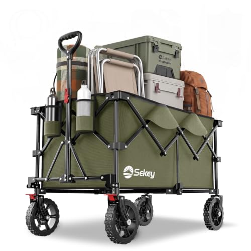 Sekey XXL Plus 4010 Bollerwagen Faltbar 200L 200KG Geländereifen