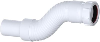 PlumbEZ 1½ in Flexible Waste Pipe Connector 40mm Compression x Spigot