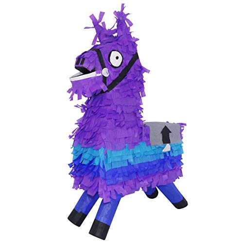 Lytio Llama Loot Battle Royale Pinata Party Favors Ideal for Birthday Parties, Decor and Photo Boot Accessory H:21" L:15.5" W:4.5"