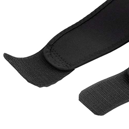 Slendima Adjustable Elastic Brace Support Sleeve,Patella Stabilizer Protector for Running Jogging,Basketball,Outdoor Sports Exercise - Black - Thumbnail 4