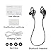 Sports Wireless Headphones,Bluetooth Handsfree Stereo In Ear Earbuds with Mic Noise Cancelling Headphones (Black)