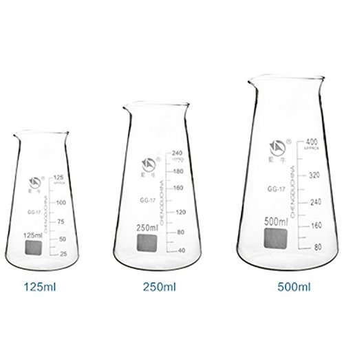 Erlenmeyer Flask With Spout Glass Narrow Mouth Erlenmeyer Flasks 3.3