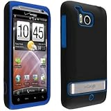 Verizon Vzw6400Silbb-Oem Verizon Double Cover Case For Htc Thunderbolt 6400 (Black / Blue)