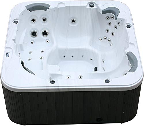 DEKO VERTRIEB BAYERN XXL Luxus SPA LED Whirlpool Set 215x215 Farblicht Outdoor Indoor Pool 5 Personen inkl. Spedition – Bild 4