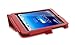 rooCASE Asus MeMO Pad HD 7 Case - ME173X Dual View Stand Folio Cover - RED (With Auto Wake / Sleep Cover)