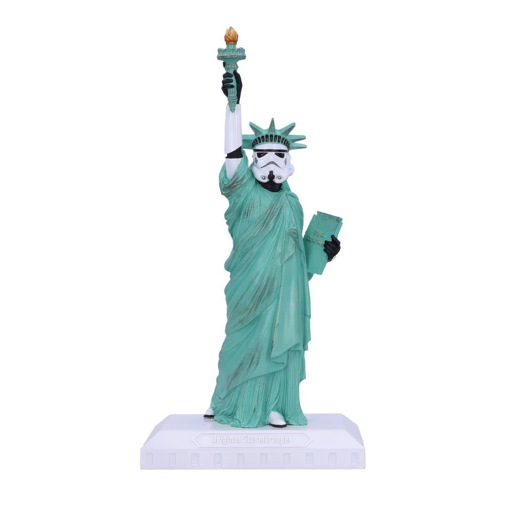 Nemesis Now Officially Licensed Original Stormtrooper What a Liberty Figurine 23.5cm – Statue of Liberty Parody Resin Display Statue — image 1