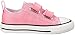 Converse Kids Baby Girl's Chuck Taylor 2V Ox (Infant/Toddler) Pink Sneaker 4 M US Toddler