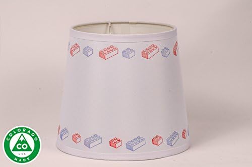 Medium Brick Hand Stamped Lampshade
