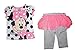 Disney Minnie Mouse Polka Dot T Shirt and Ruffled Flounce Capri Legging Outfit