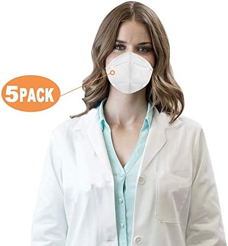 Non-Toxic Disposable Paint Sanding Dust Particulate Respirators 5 Pack