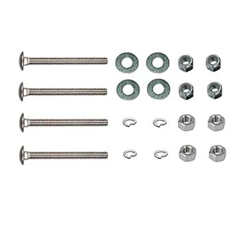 Amazon Com Bmb Universal Headboard Footboard Nuts And Bolts 1 4 20 X 2 1 2 3 1 2 4 Or 6 Carriage Bolts With Washers Lock Washers Nuts And Lock Nuts 3 1 2 Home Kitchen